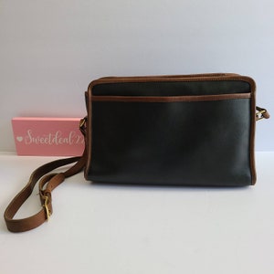 Vintage Coach Original Spectator Two Toned Swagger Shoulder Crossbody Bag
