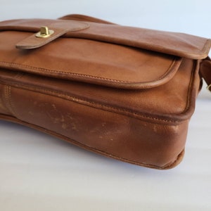 Vintage Coach British Tan Metropolitan Brief Bag image 5