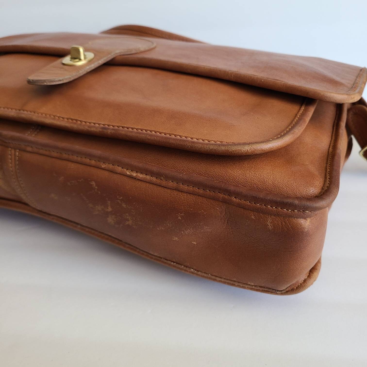 Vintage Coach British Tan Metropolitan Brief Bag - Etsy UK