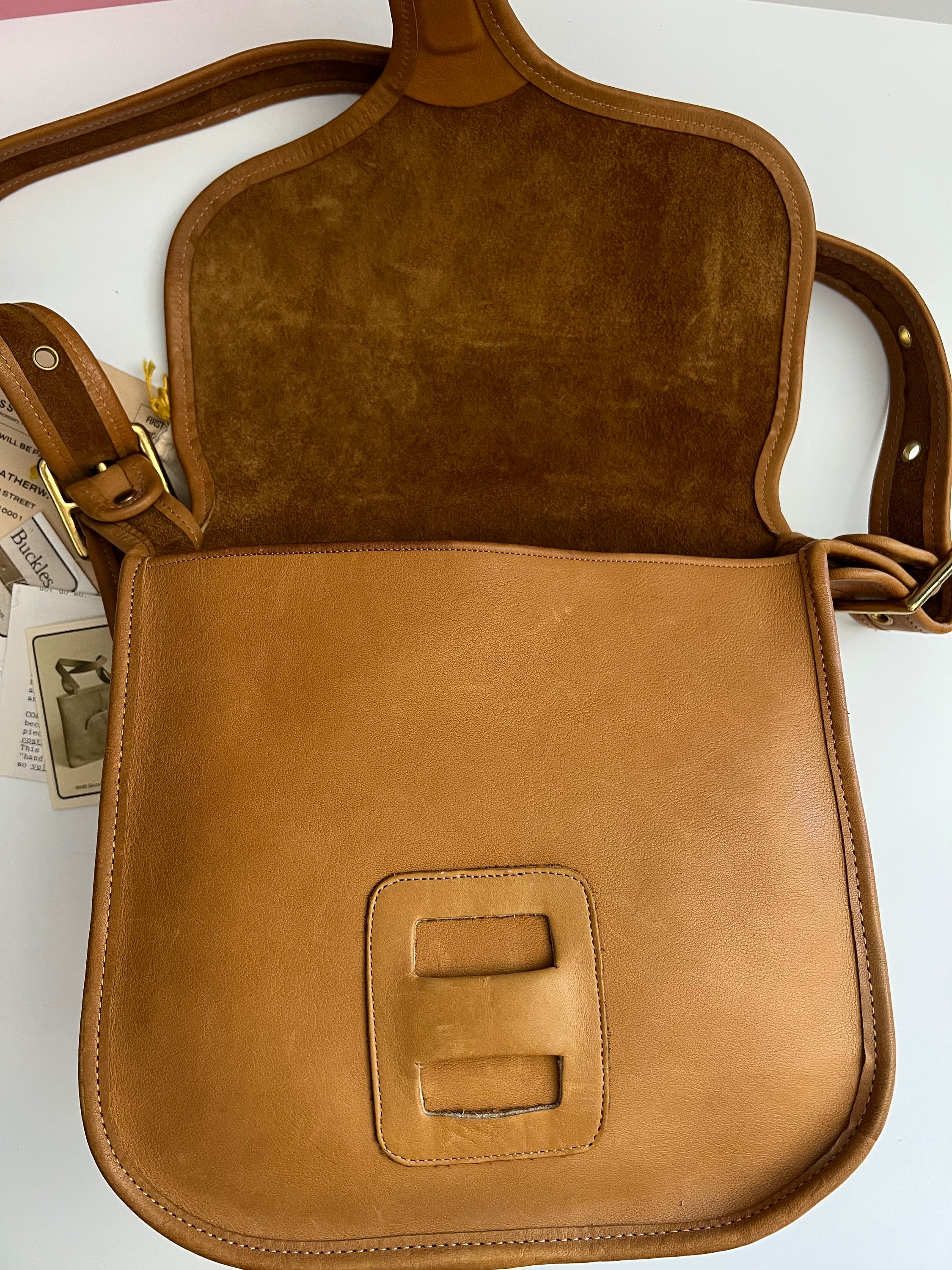 Vintage NYC Coach Saddle Bag Purse - Raleigh Vintage
