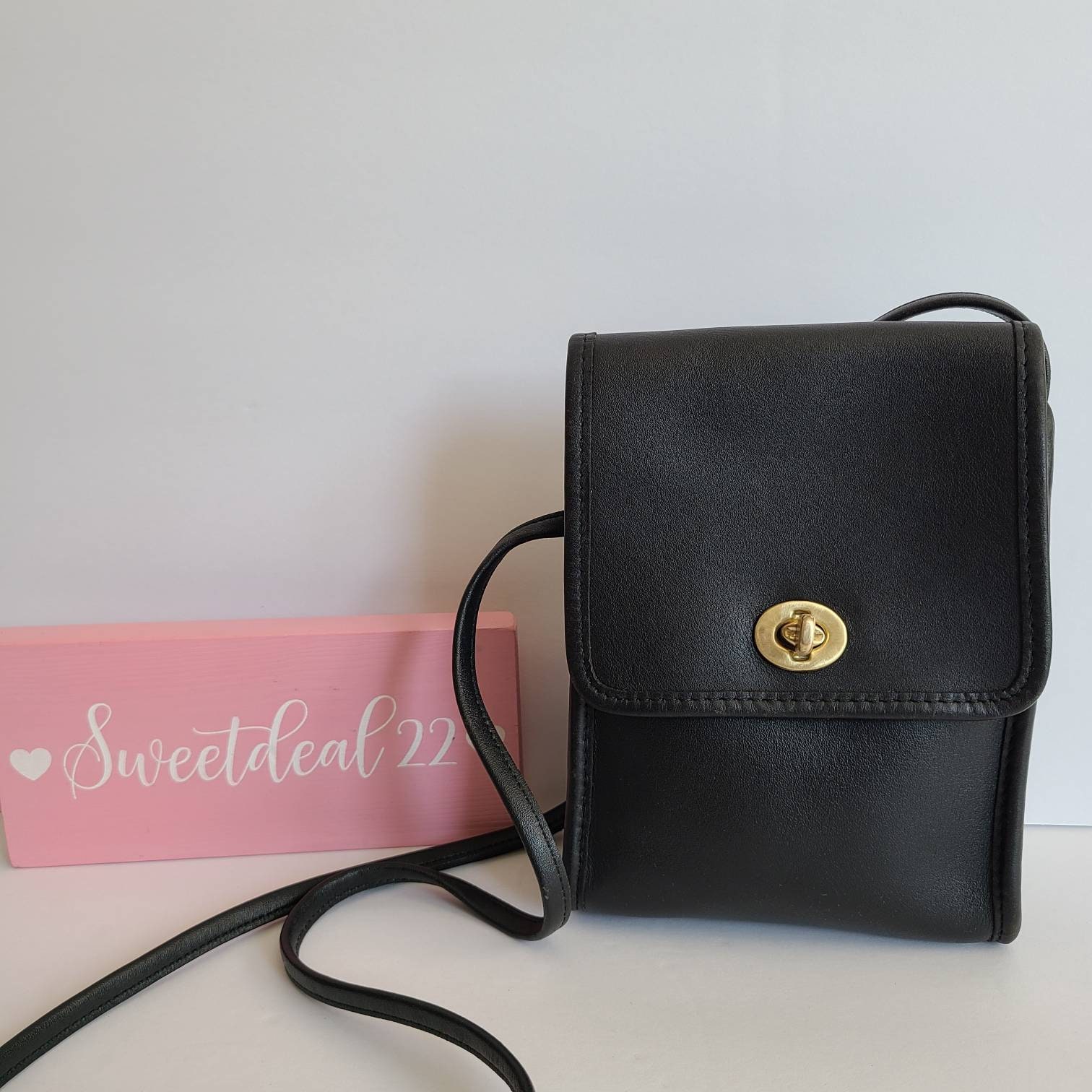 Vintage coach scooter bag deals