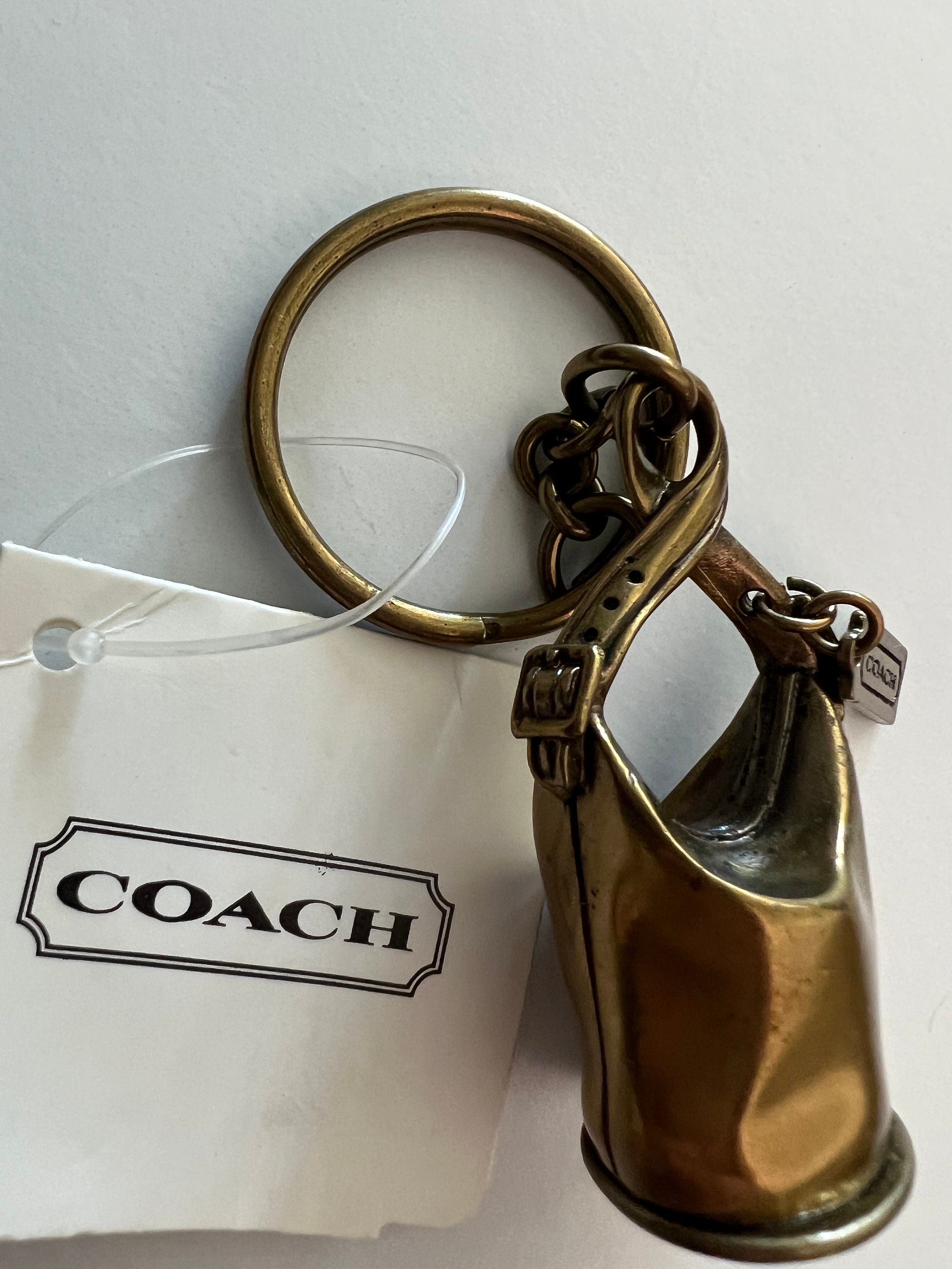 Vintage Coach Duffle Sac Key Fob - Etsy