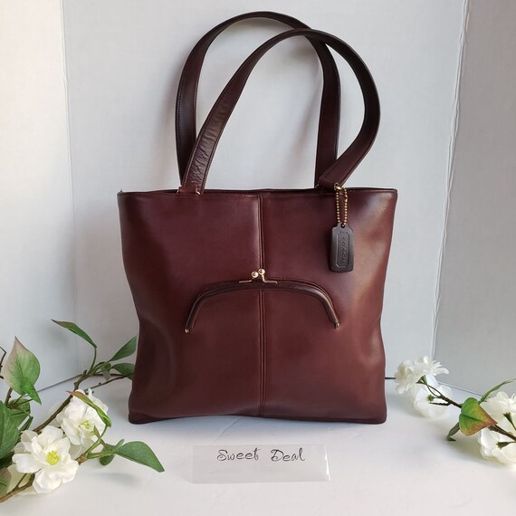 vintage coach tote
