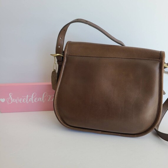 Vintage Coach Nyc Saddlery Shoulder Bag - image 3