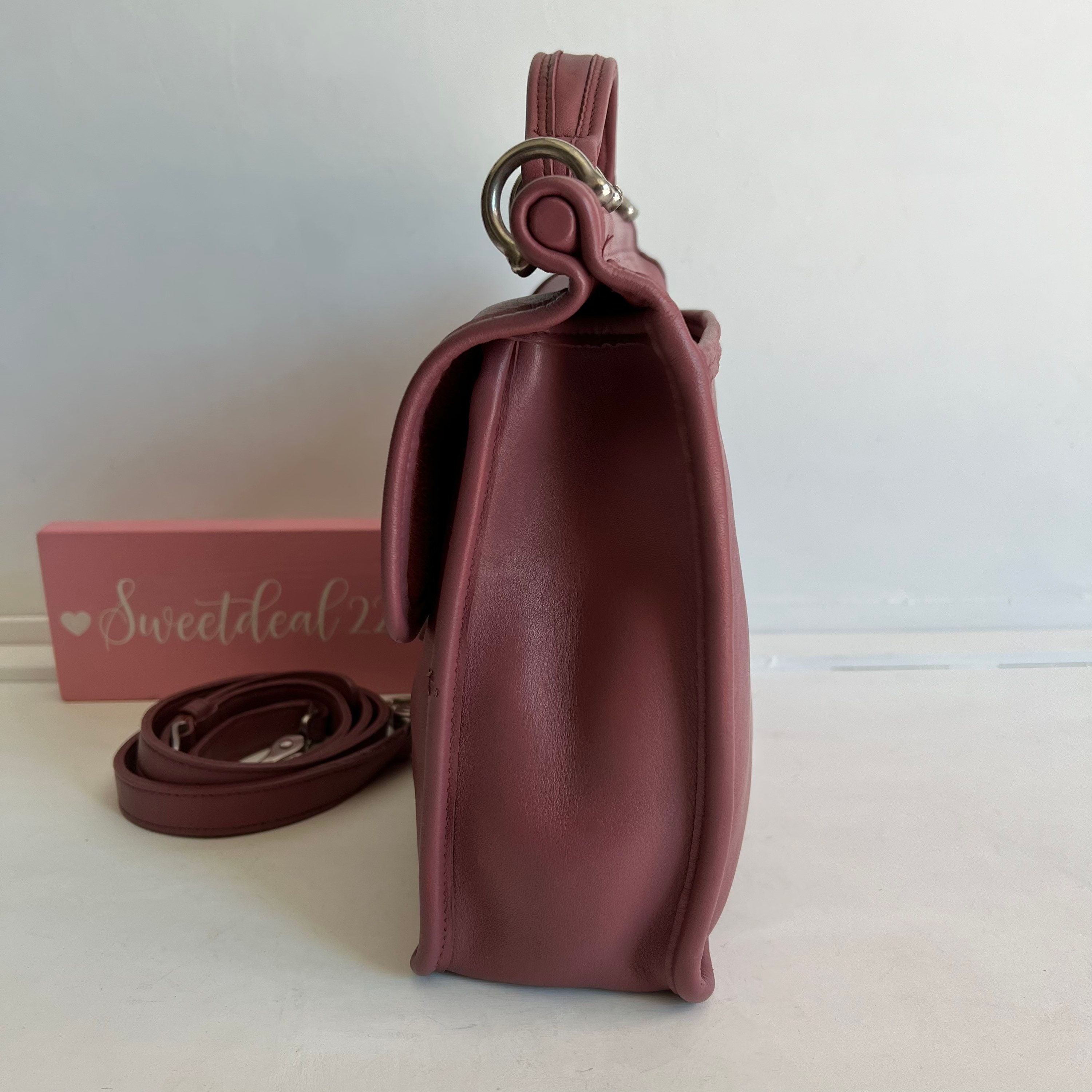 Custom Vintage Coach Willis Top Handle Satchel Etsy