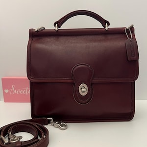 バッグ Vintage Coach Turnlock 2Way BusinessBag Vintage Coach Turnlock 2Way Leather Business Bag for Men
