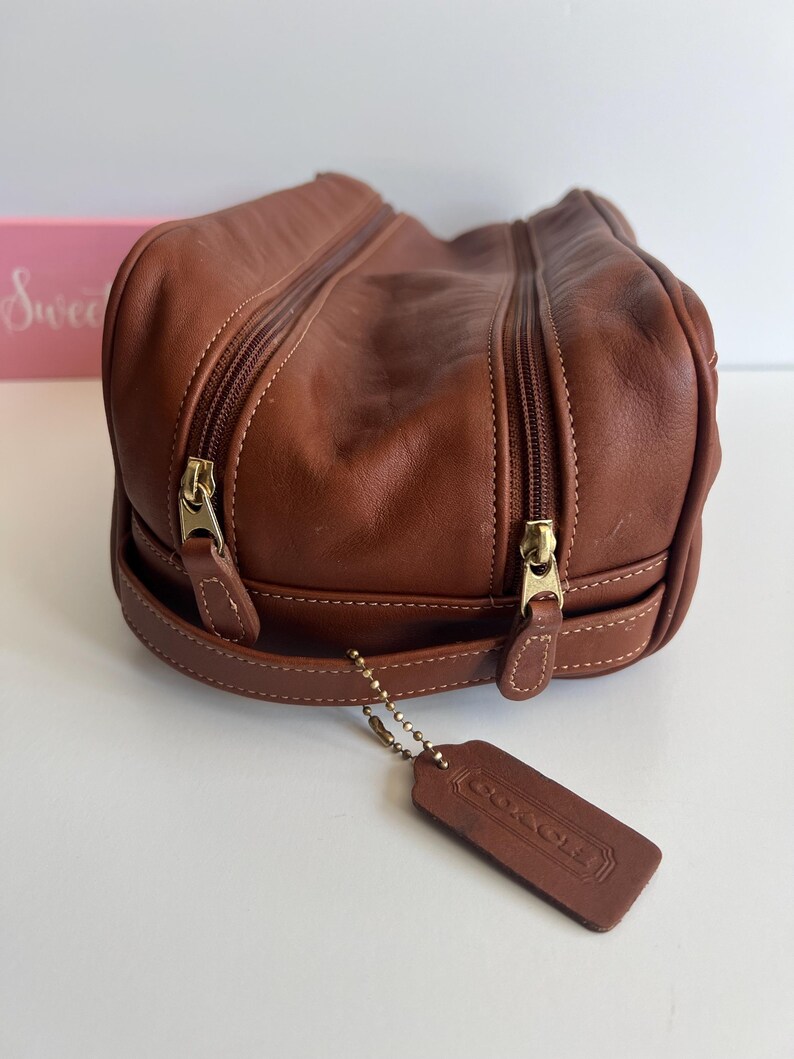 Vintage Coach Travel Dopp Toiletry Bag - Thumbnail 2