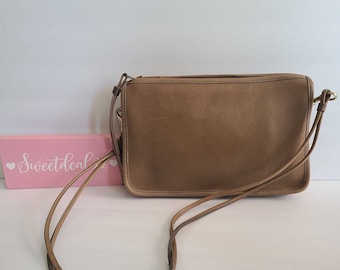 Vintage Coach Nyc Putty Basic Bag