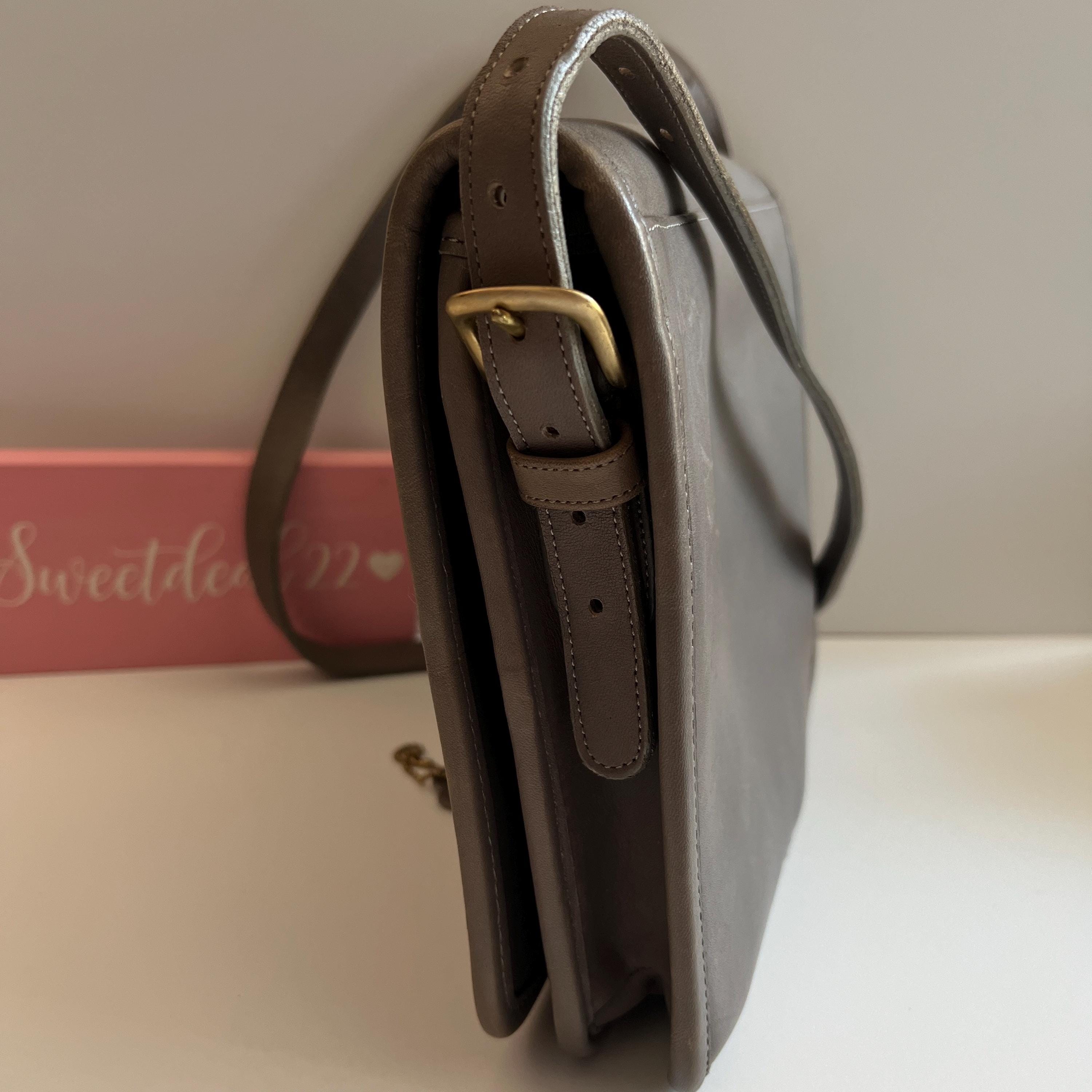 極美品✨Vintage Coach Accessory Pouch Gray COACH VINTAGE TAUPE STATION BAG 5130 USA EUC | eBay