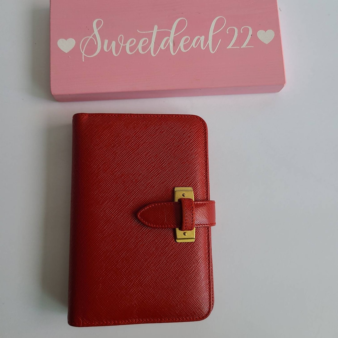 Vintage Coach Red Gramercy Address Notebook - Etsy