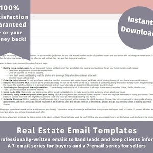 Real Estate Email Templates Pack for busy real estate agents, realtors, and brokers. Real estate client email scripts.