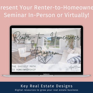 The Complete Renter-to-Homeowner Program: All real estate marketing materials in customizable Canva templates for agents to reach buyers image 7