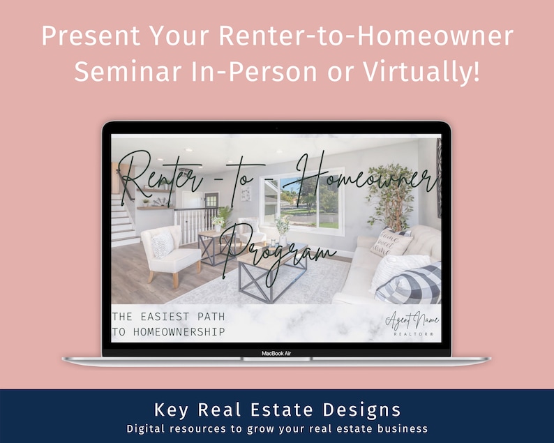 The Complete Renter-to-Homeowner Program: All real estate marketing materials in customizable Canva templates for agents to reach buyers image 7