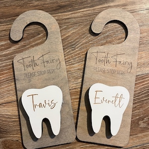 Tooth Fairy money holder, custom tooth fairy door sign, Tooth fairy door sign
