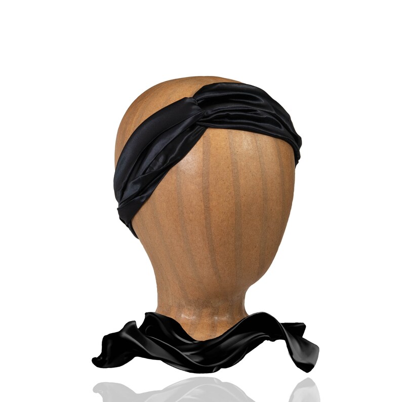 Criss Cross Mulberry Silk Headbands, Silk Accessories, Headband, Natural Silk, Cute Headbands, Natural Silk, 100% Silk image 7