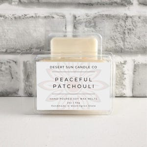Peaceful Patchouli Soy Wax Melts