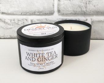 White Tea and Ginger Soy Candle