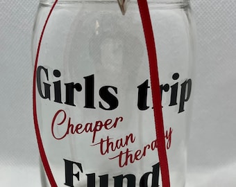 Girls trip fund jar bank