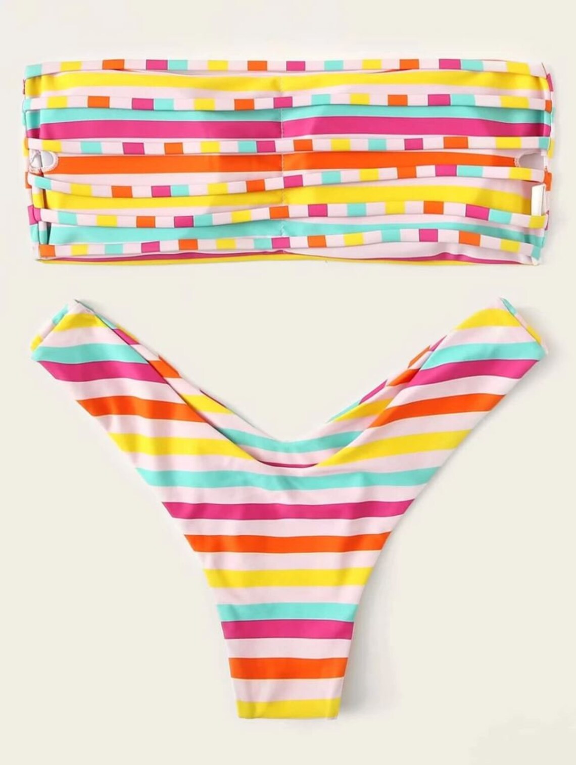 Colorful Bikini Set Etsy