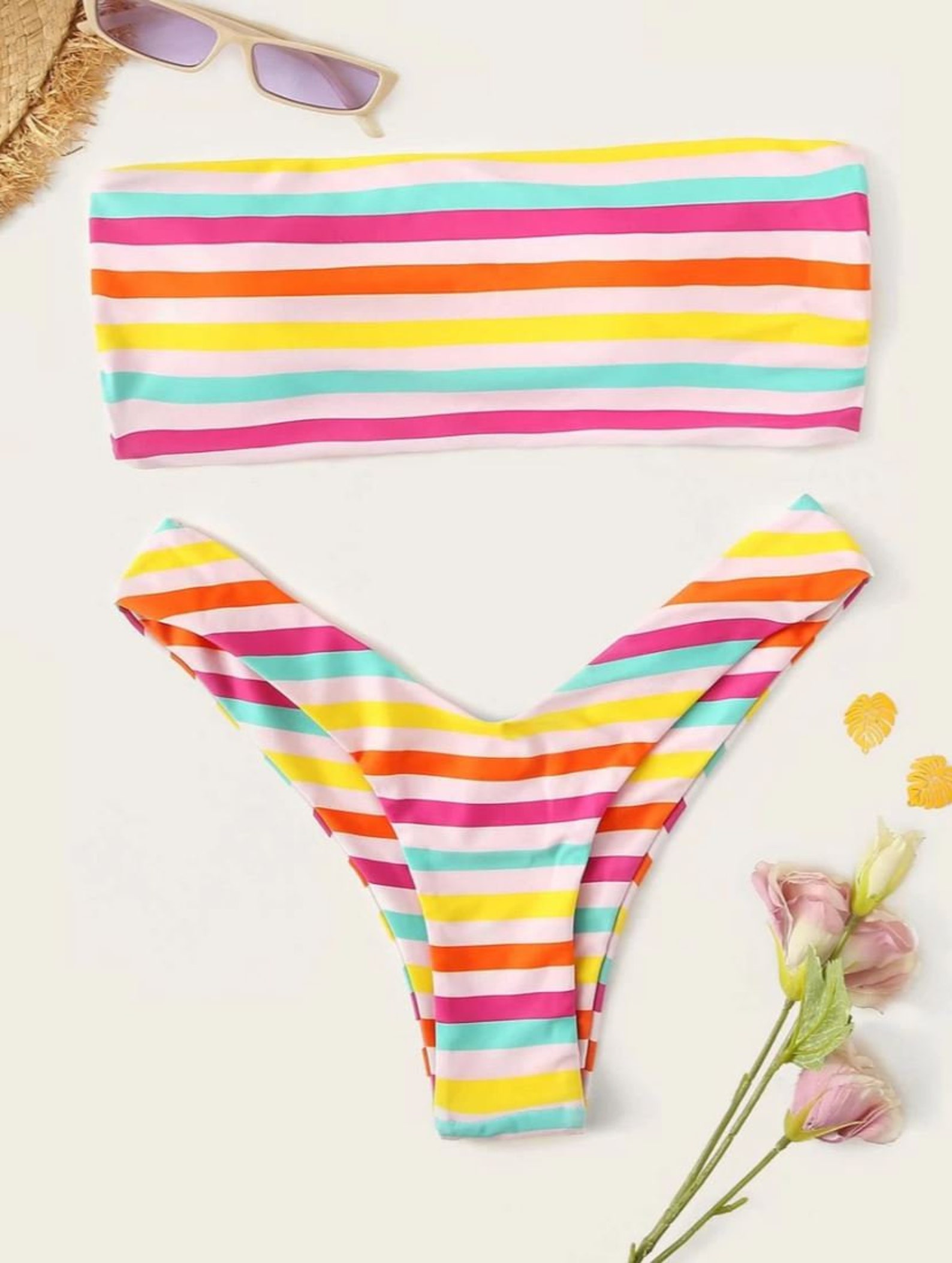 Colorful Bikini Set Etsy