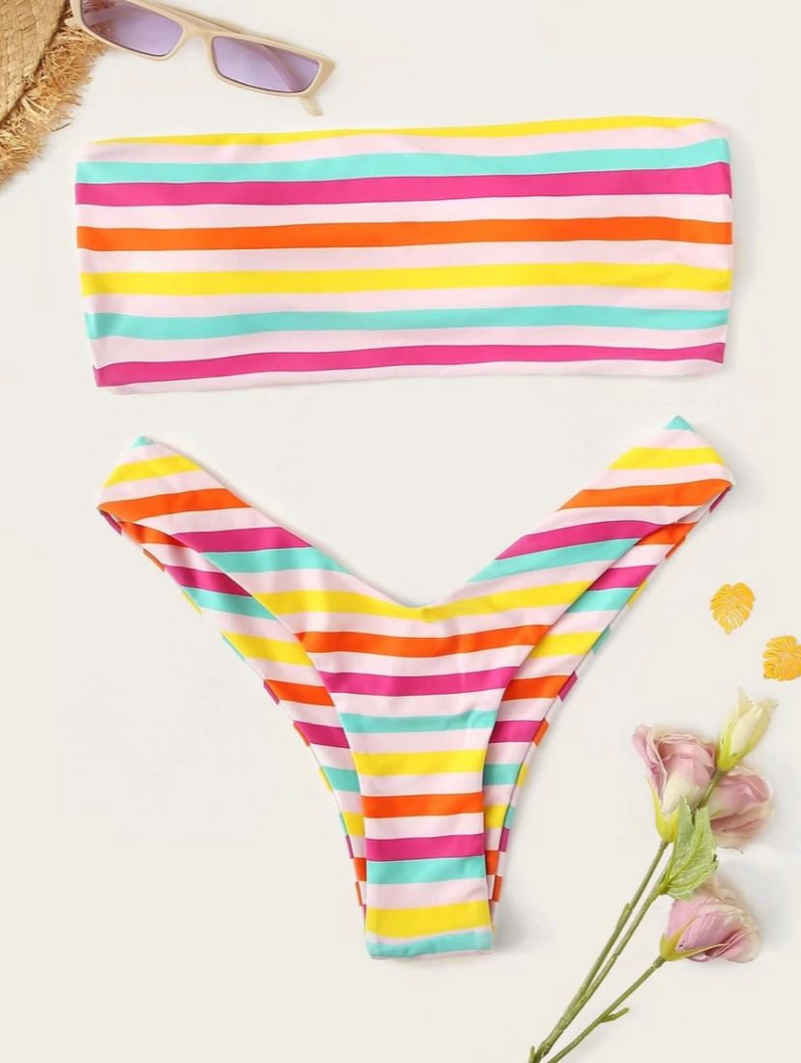 Colorful Bikini Set | Etsy