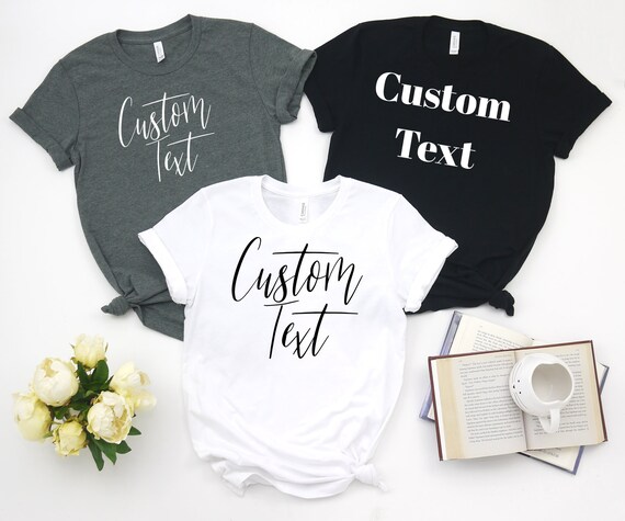 personalized shirts etsy