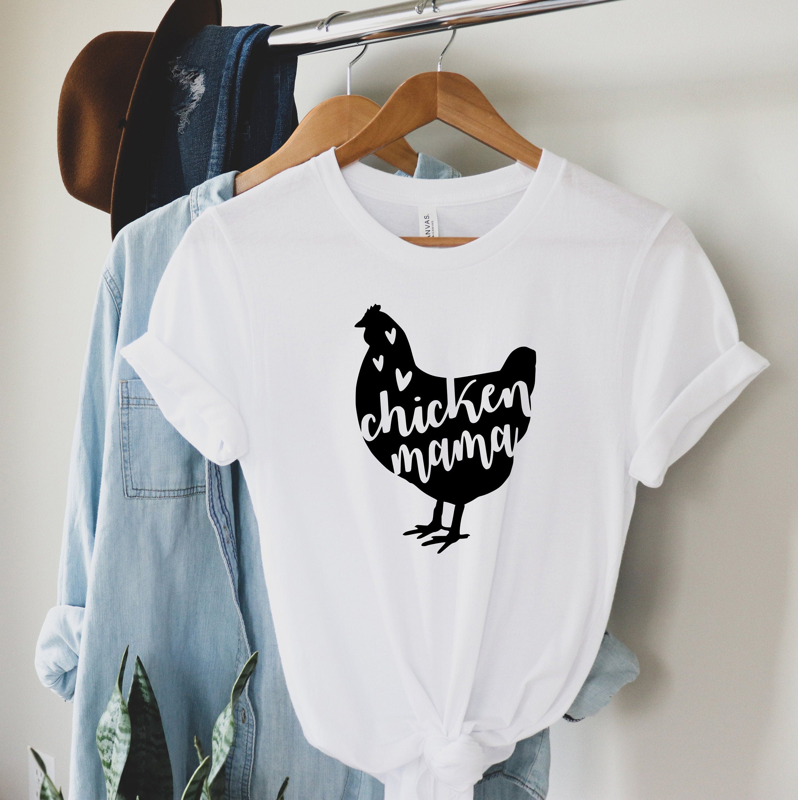 Chicken Mama Shirt Mother Hen Shirt Love Chickens Mother of | Etsy