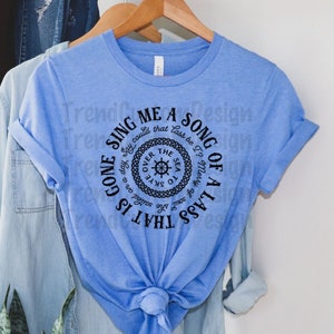 Outlander Inspired T-Shirt: Jamie Fraser, Skye Boat Song