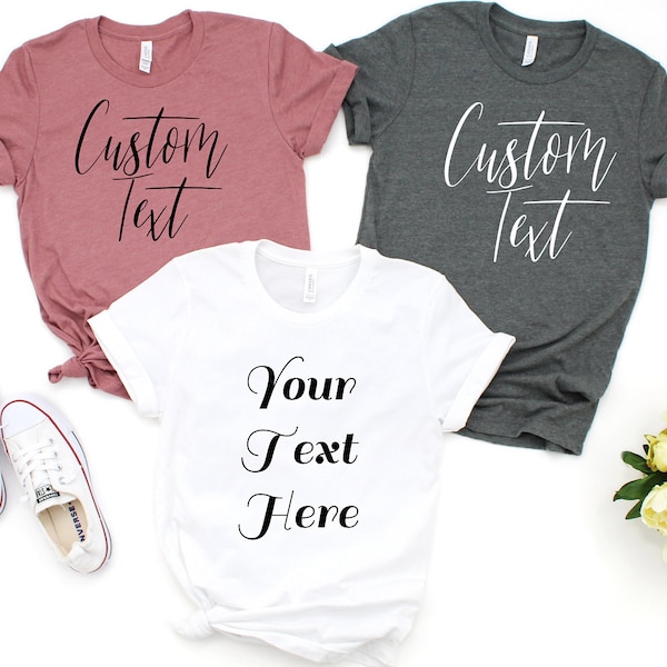 Personalized T-shirt, Custom T-Shirts, Custom Shirt, Personalized Shirt, Custom Shirt Printing, Custom Shirt for Women, Custom Shirt for Men