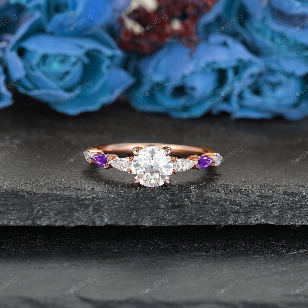 FG/VS1 IGI CERTIFIED Lab Grown Diamond Round Cut Engagement Ring Solid ...