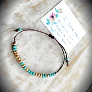 MORSE CODE BRACELET, name bracelet, word bracelet, morsecode bracelet, best friend bracelet, couple bracelets, matching bracelets ,