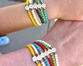 Mother Daughter Heart Bracelet Set, Matching Mom and Me Beaded Bracelets, Mother’s Day Gift, Mommy and Me Jewelry, Birthday Gift for Mom