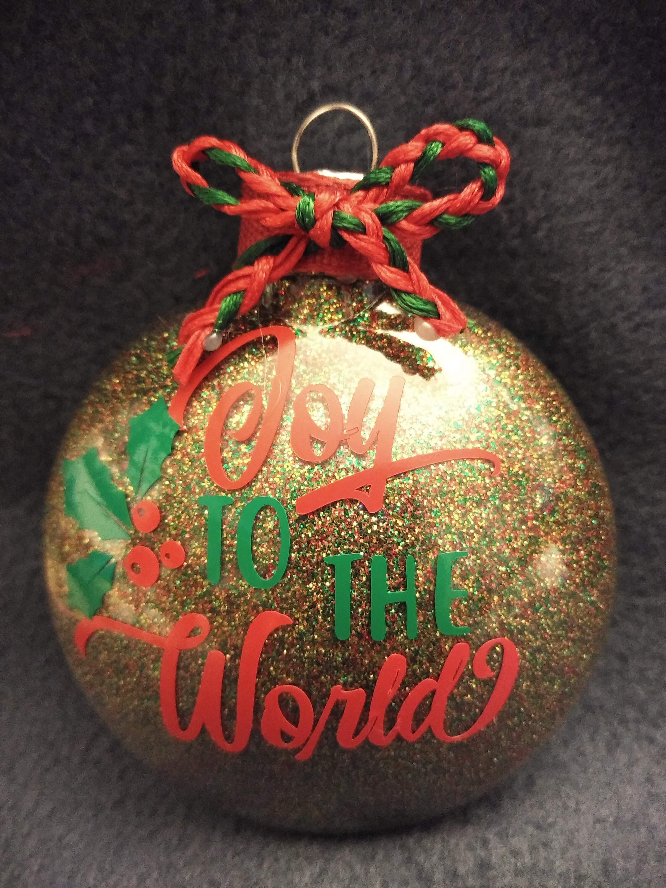 Joy to the World Christmas Ornament - Etsy