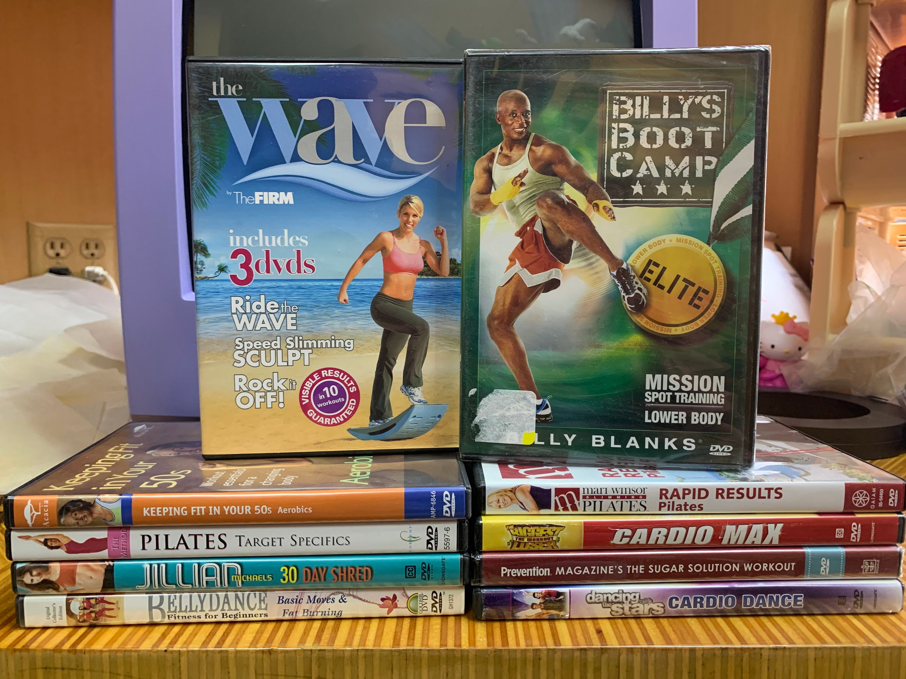 Mystery Exercise and Workout DVD Lot 
