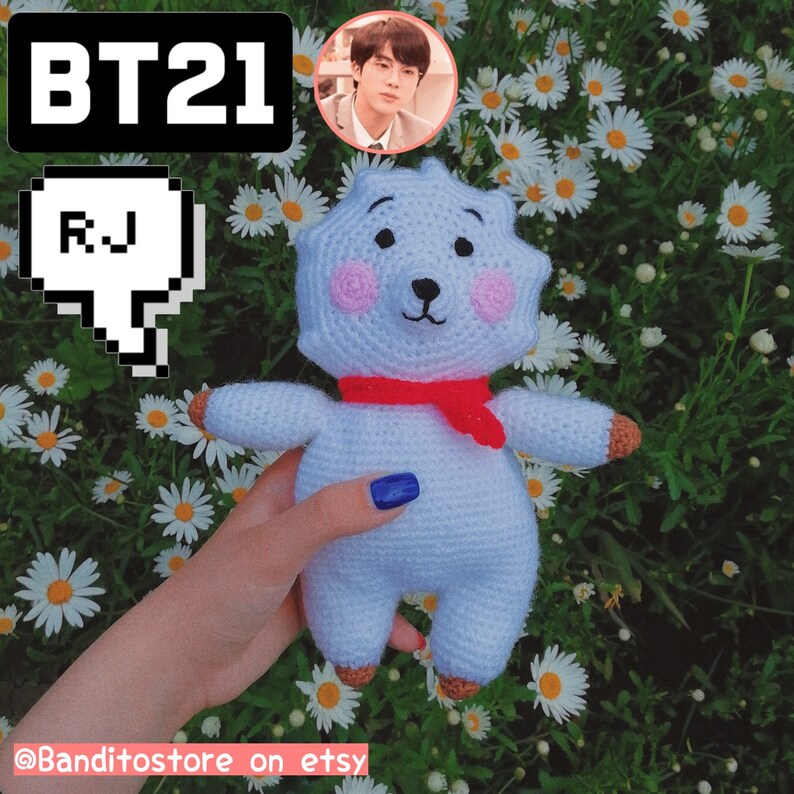 BTS BT21 PLUSHIES Rj Koya Tata Shooky Cooky Mang Chimmy | Etsy