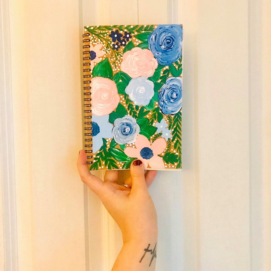 Floral Notebook Notebooks Journals Etsy