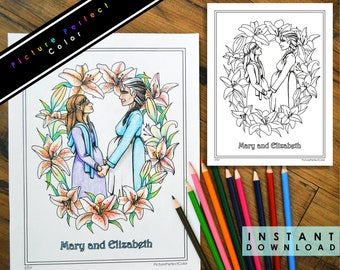 Christmas Coloring Page Colouring Activity Jesus Mother Mary and Elizabeth Pregnant Expecting Bible New Testament Gospel LDS Sunday FHE
