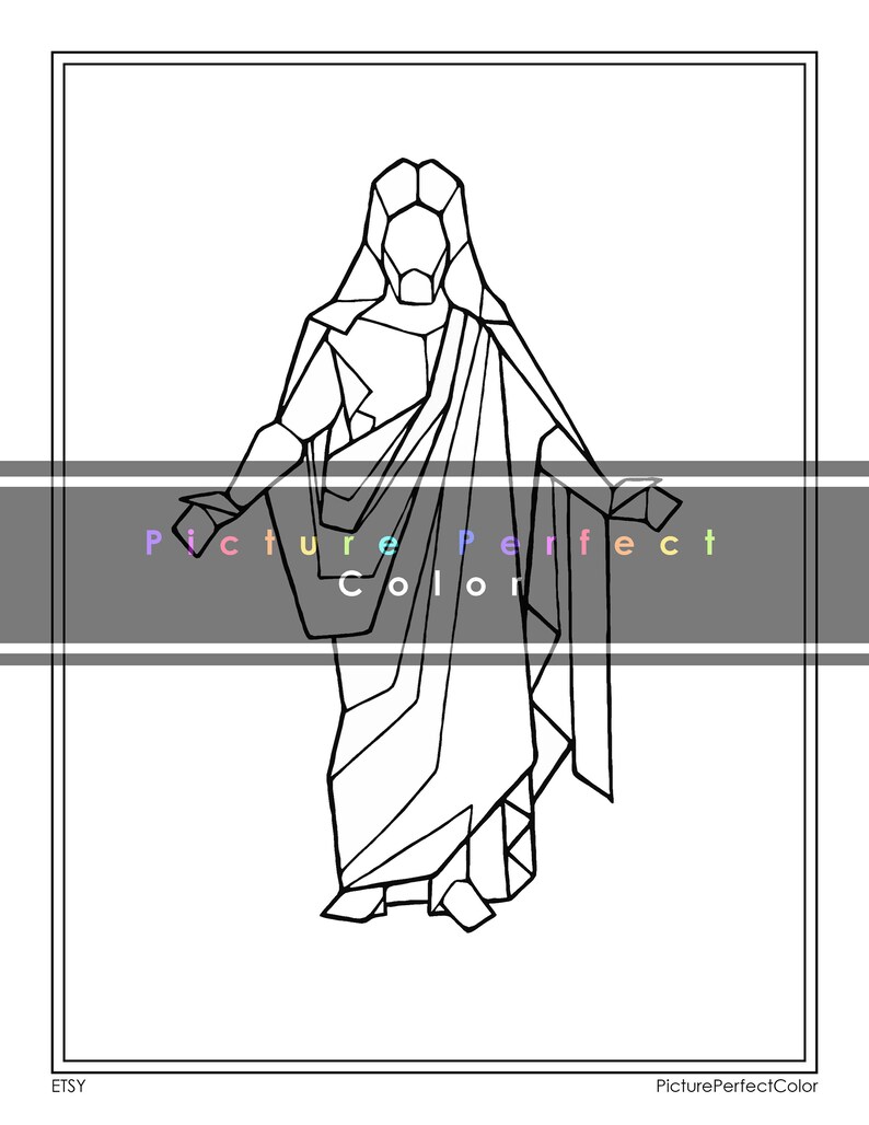 Jesus Christ Christus Statue Geometric New Testament Bible Gospel LDS ...