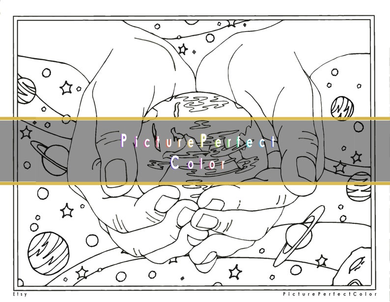 Creation LDS Coloring Page For Adults And Children Etsy