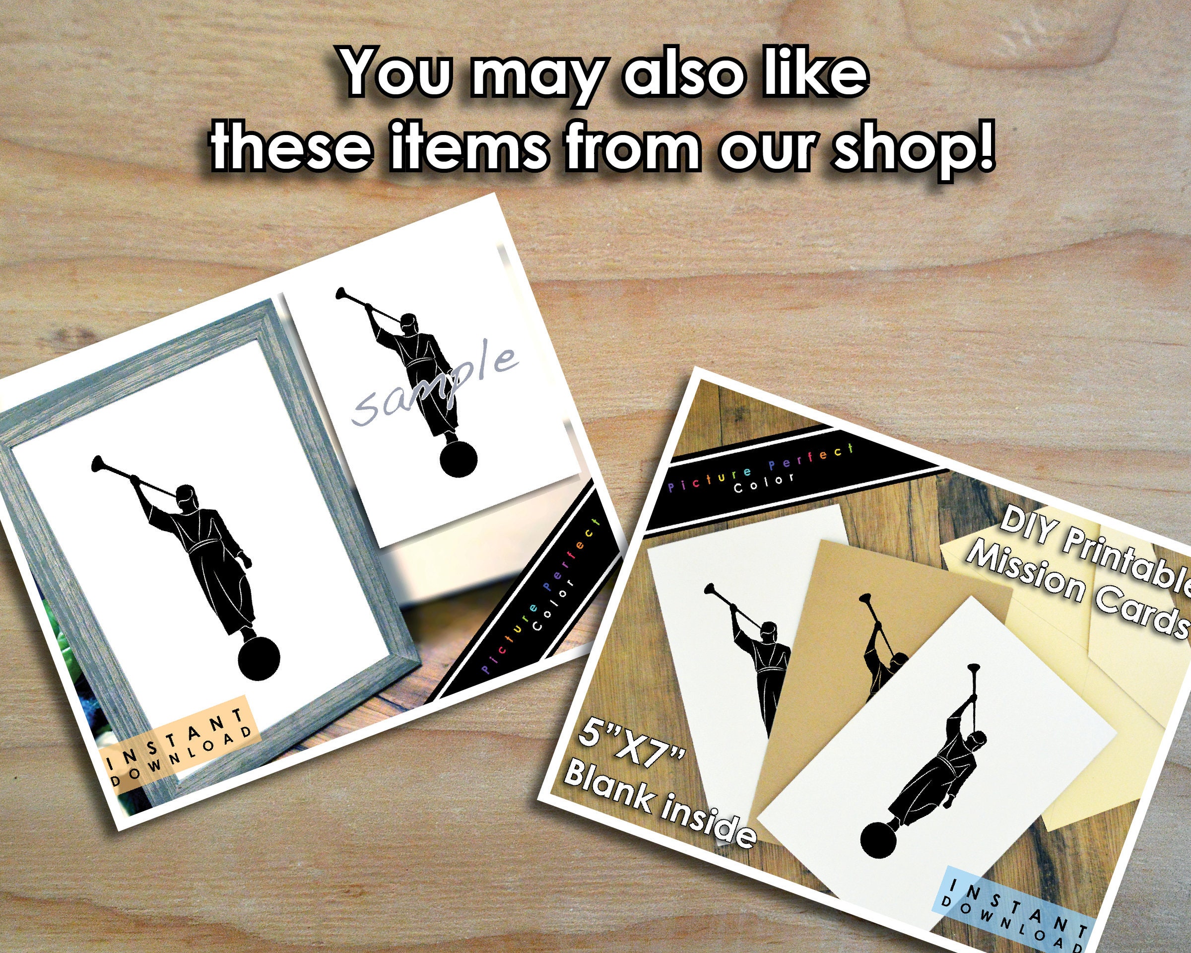 Angel Moroni Temple Statue PNG Digital Stickers Clip Art Book of Mormon ...