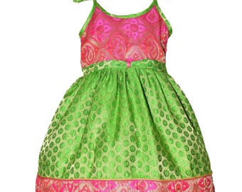 pattu pavadai dress for babies