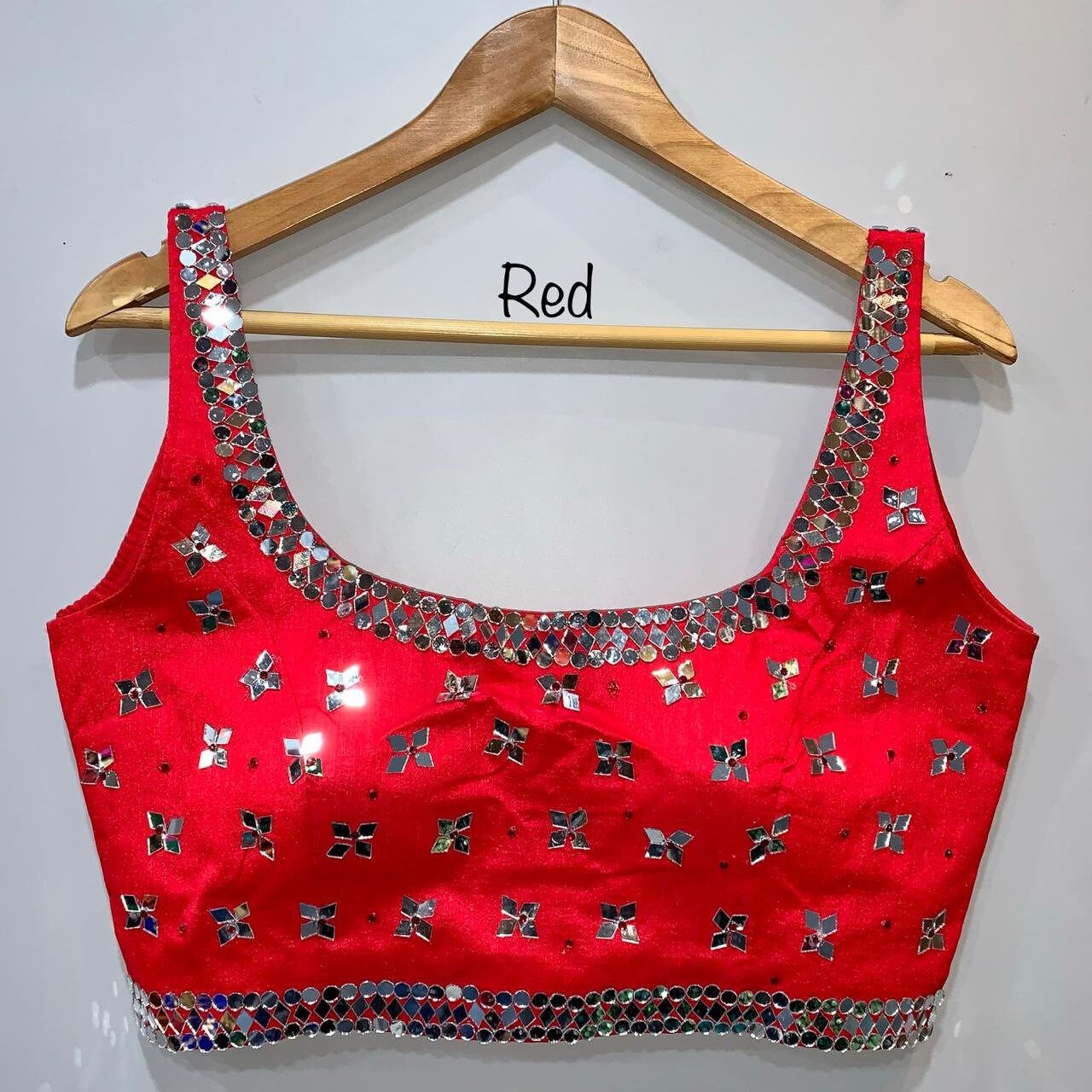 Rajasthani mirror hotsell work blouse