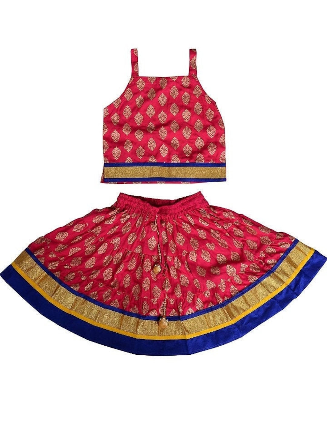 Pattu Pavadai for New Born Baby Kids Lehenga Indian Etsy