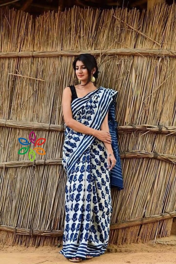 Cotton saree sale dress