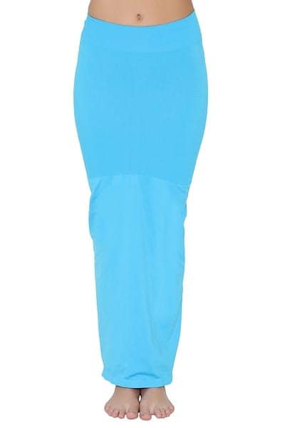 Traditional Full Elastic Saree Shapewear Petticoat Color Navy Blue Size  Small