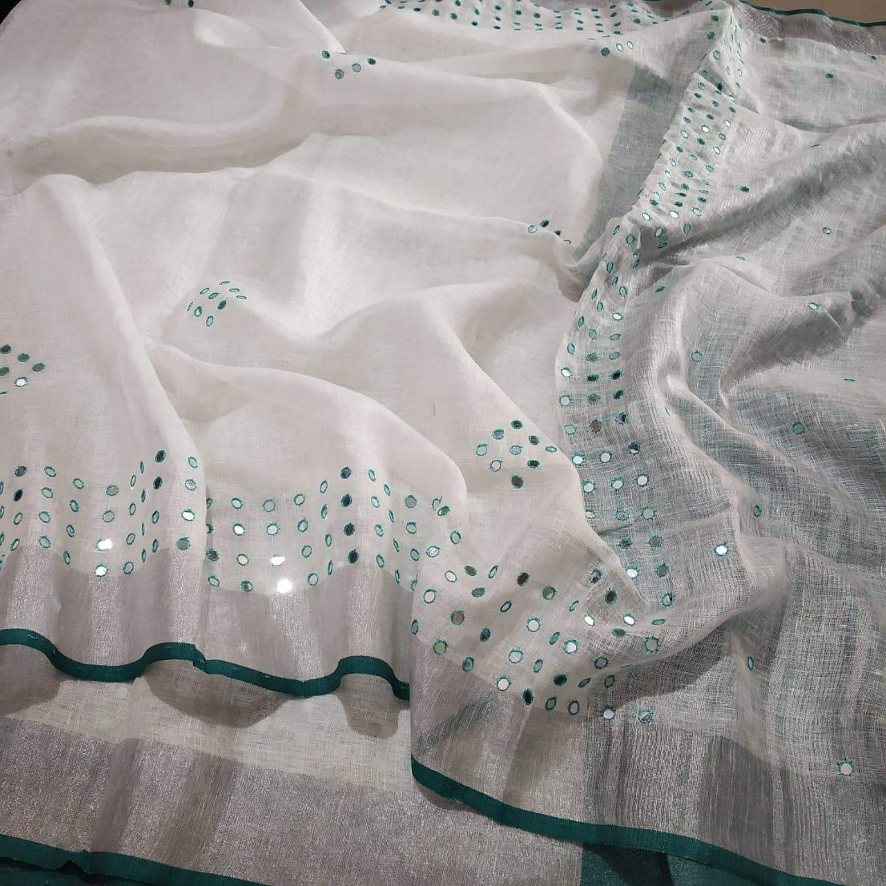 Free Shipping Linen saree Pure Linen Sari Organic Linen by | Etsy