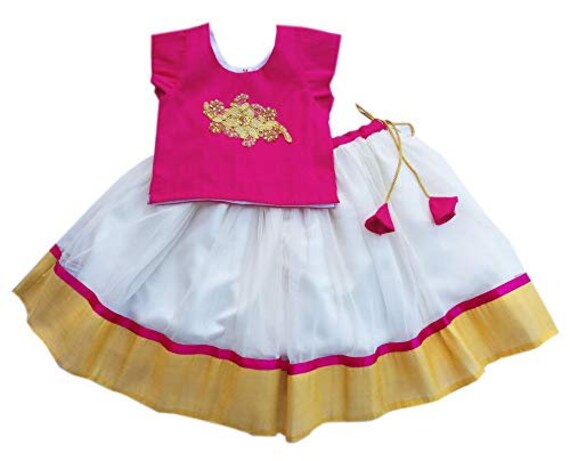 Pattu lehenga store for babies