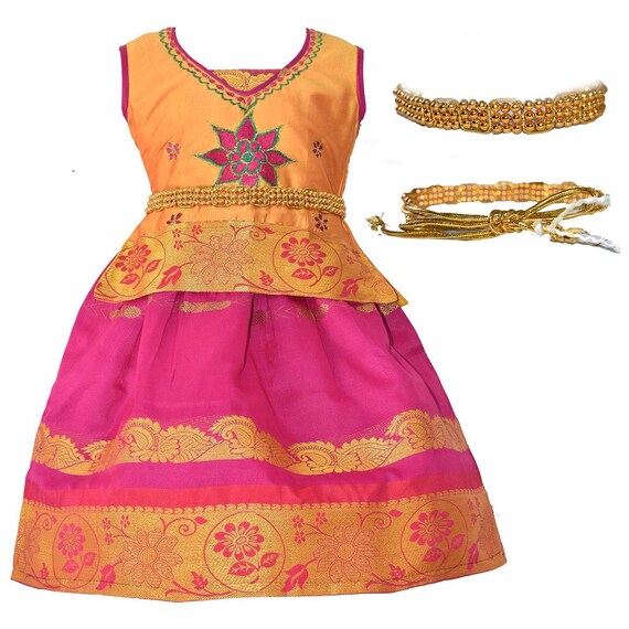lehenga indian traditional dress for baby girl