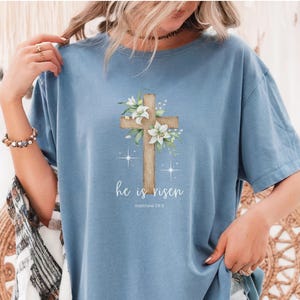 Leeg graf, hij is verrezen Shirt Yeshua Wapenrusting van God Vrucht van de geest God is goed Shirt Not Today Satan Come Follow Me Daughter of the King