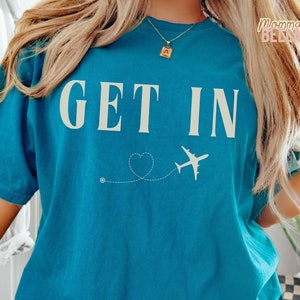 Adventure Time Shirt Mädchen Reise Reiseroute Boarding Ticket Flugzeug Shirt Flug Shirt Nash Bash Urlaubsplanung Flugzeugmodus Flugzeug Shirt